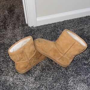 Tan Suede Ankle Boots